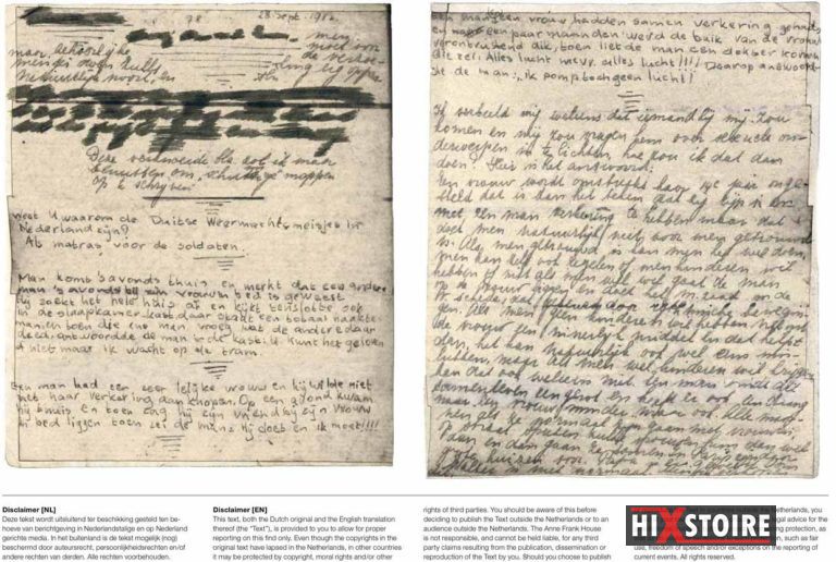 Le Journal D'anne Frank Passage Marquant Anne Frank et le sexe : les passages censurés et les pages cachées de