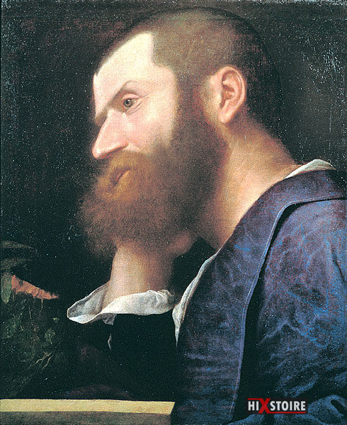 Pierre l’Arétin par Titien, (v. 1512)